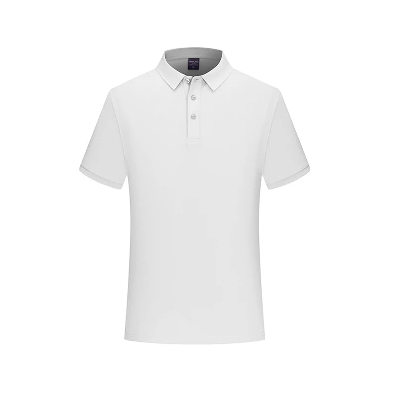 Summer 230g 100% Cotton Polo Shirt Print Logo Customized Embroidery Company Group Name Men Women Short Sleeved Breathable Top - Matrix-studios.com