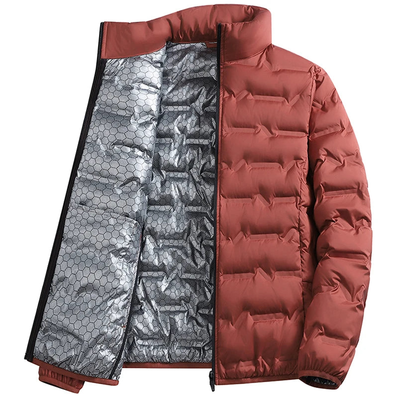 Men's Parka Men's Jacket Winter New down Jacket Solid Color Warm Jackets Men Business Leisure Coat Teenager Coats 96188 - Matrix Studios