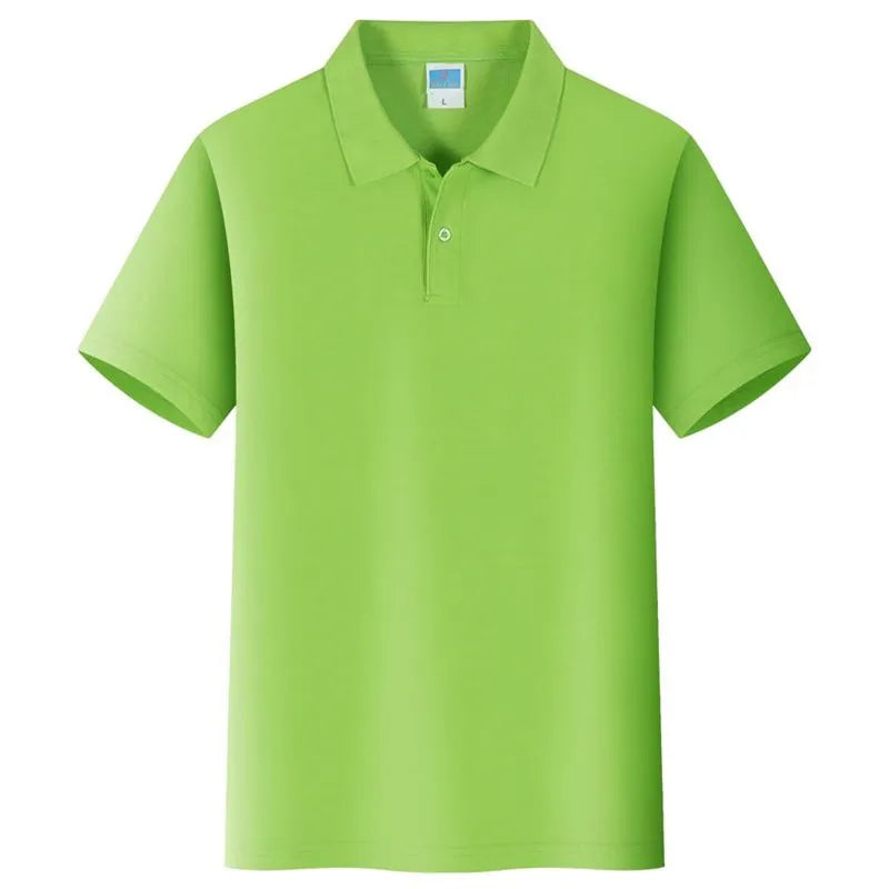 Sports Streetwear Fashion Colorful Solid Color Lapel Polo Shirt For Men Women  Casual 2024 Summer Short Sleeves Top Tees Tshirt - Matrix-studios.com