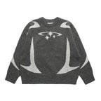 Autumn Winter Women Retro Pullover Sweater Fashion Long Sleeve Star Pattern Y2K Sweater Lady Casual Harajuku Knit Sweater Unisex - Matrix Studios