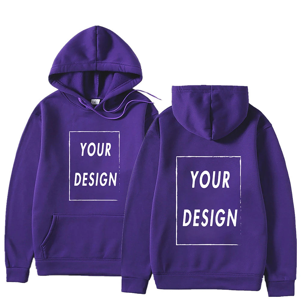 Your Own Design Brand Logo/Picture Personalized Custom Anywhere Men Women DIY Hoodies Sweatshirt Casual Hoody Fashion New - Matrix Studios