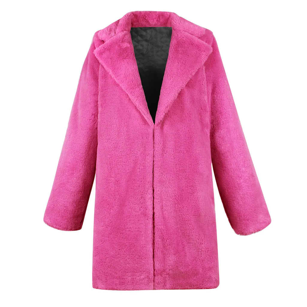 Faux Leather Winter Sheepskin Coat For Women Outwear Women's Warm Suit Teddy Bear Women's Jackets Autumn Faux Fur Coats - Matrix Studios