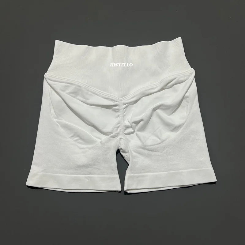 HISTELLO Impact Shorts Df Substitute High Waist Women Yoga Workout Shorts Seamless Leggings Stretch Fitness Gym Running Shorts - Matrix Studios