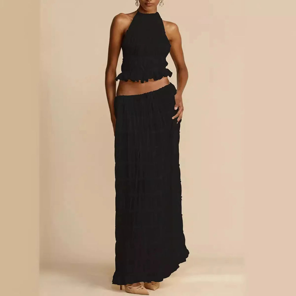 Swimwear Cover Up Women Beach Outing 2026 Outfits Swimsuit Costumes Summer Pareo Praia New Fashionable And Sexy Backless Hanging - Matrix Studios