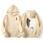 Japan Anime Attack on Titan Men Hoodies Spring Autumn Hip Hop Casual Pullover Top Hoodie Fashion Sweatshirts Jogging Sportswear - Matrix Studios