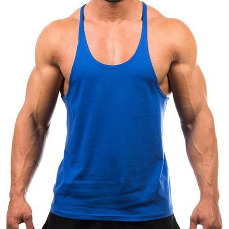 2025 New Bodybuilding Brand Jogger Gym Singlet Training Bodybuilding Tank Top Vest Shirt Sleeveless Fitness Cotton Shirt For Men - Matrix Studios