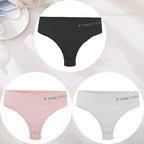 3PCS/Set Women's Panties Sexy Underwear FINETOO Large Size Thong Women Seamless Panties High Waist Girls Thongs M-2XL - Matrix Studios