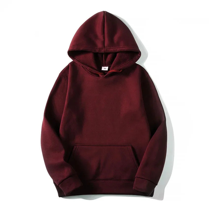 New Fashion Men's Women's Hoodies Spring Autumn Winter Casual Hoodies Sweatshirts Men Tops Solid Color Hoodie Sweatshirt Male - Matrix Studios