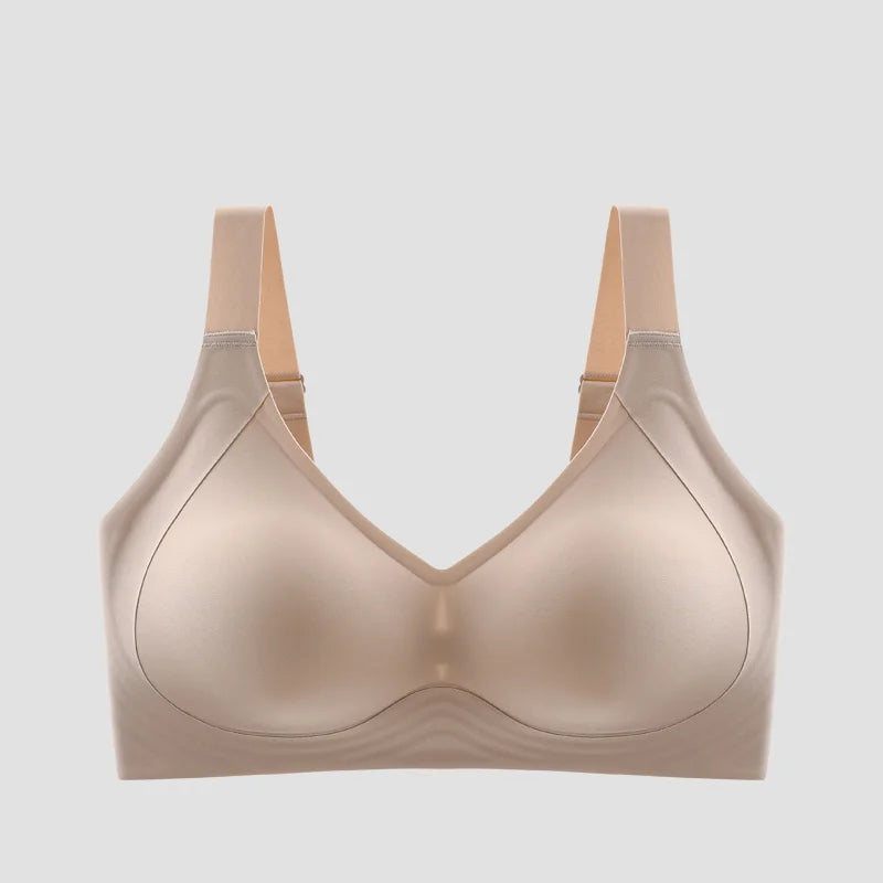 Big breasted sleeping bra for women 6XL without steel rims gathered without scars plus size vest yoga exercise anti sagging bra - Matrix Studios