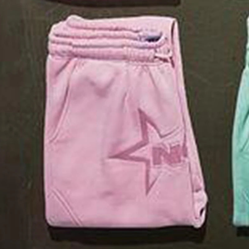 NOFS Letter Embroidery Fashion Brand Loose Oversized Hoodie Y2K Hip-Hop Streetwear women Pullovers Casual Top Pants Sportswear - Matrix Studios