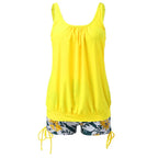 5XL Plus Size Tankini Sets for Women Two Piece Swimsuits High Waist Sexy Bikini Bathing Suit Beach Swimwear - Matrix-studios.com