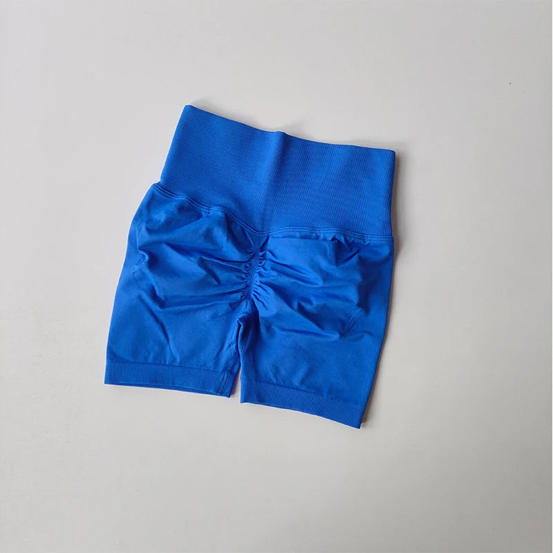 Summer High-Waist Women's Yoga Shorts Breathable Fitness Butt Lift Sports Running Shorts Cycling Push-Up Workout Gym Shorts - Matrix Studios
