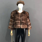 2026 New Style Real Fur Coat 100% Natural Fur Jacket Female Winter Warm Leather Fox Fur Coat High Quality Fur Vest - Matrix Studios