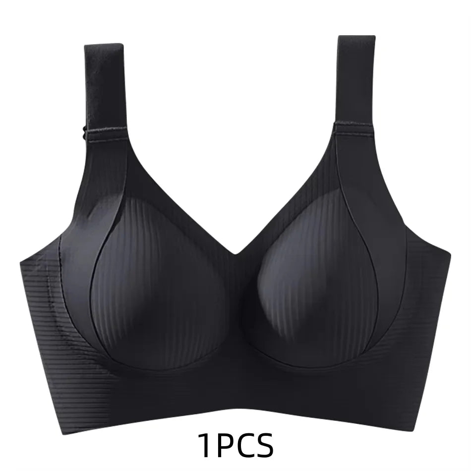 1/2PCS Women's Seamless Underwear, Thin Style, Large Breasts, Small Breasts, No Wires, Pull-up And Anti-sagging Large Size Bra - Matrix Studios