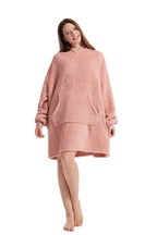 New Winter Women Double-faced Fleece Hoodie Blanket Oversize Large Pocket Warm Couple Loose Sweatshirts Women And Men Robe - Matrix Studios