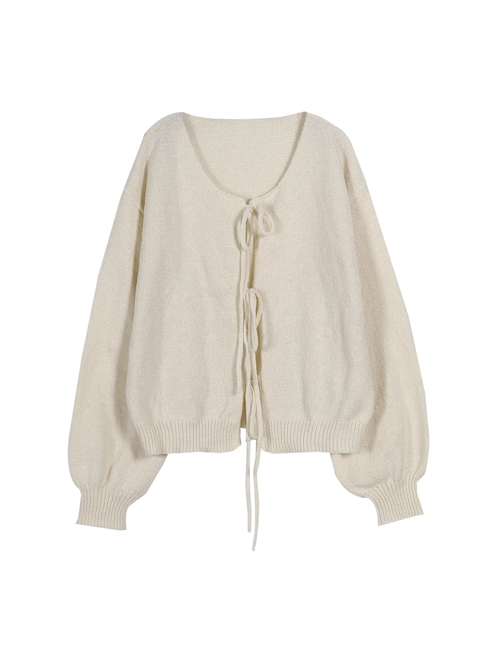 Women's commuter casual loose solid-coloured jumper V-neck autumn and winter cardigan with 2025 autumn and winter new - Matrix Studios