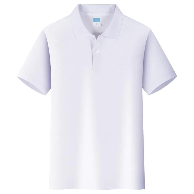 Sports Streetwear Fashion Colorful Solid Color Lapel Polo Shirt For Men Women  Casual 2024 Summer Short Sleeves Top Tees Tshirt - Matrix-studios.com