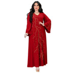 Caftan Eid Elegant Muslim Women Dress Ramadan Party Dubai Abaya Turkey Islam Long Evening Dresses Musulmane Elegant Vestidos - Matrix-studios.com