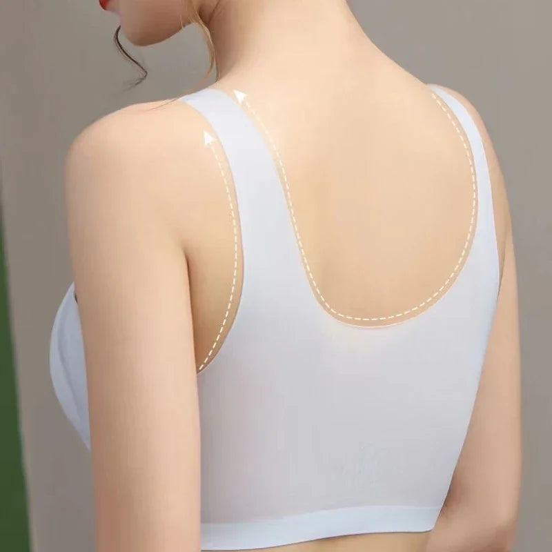 Bras for Women Seamless Wireless Ultra Thin Bra Breathable Sleep Summer Bralette Sports Bra Vest Underwear top Plus Size - Matrix Studios