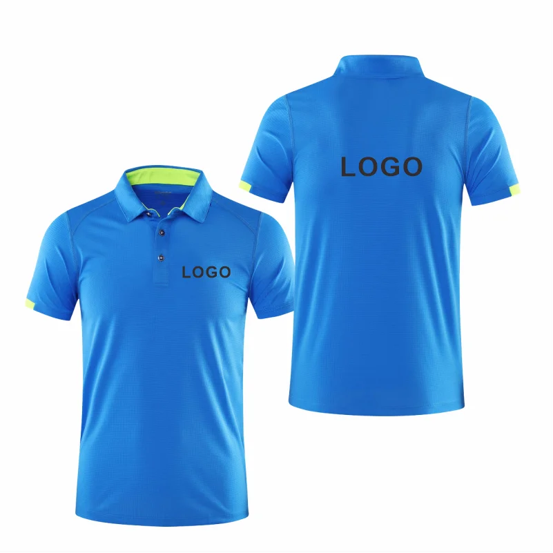 Summer Quick-Drying Polo T Shirt For Men Custom Logo Embroidery Printing Men And Women Golf shirts Personalized Design 2023 New - Matrix-studios.com