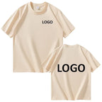 Customized 100% Cotton Printed T-shirts Men Fashion Short Sleeve O-neck Tshirt Women Personality Streetwear Tee Tops Camiseta
