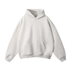 ZODF New Thick 350gsm Fleece Hooded Hoodies For Men Unisex Winter Oversized Loose Basic Solid Sweatshirts Pullovers Coats HY0631 - Matrix Studios