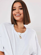 Cotton Women Short Sleeve Dance Running Clothes Yoga Fitness Crop Top  Navel Baring New Sport T-shirt Loose Gym Workout Shirts - Matrix-studios.com