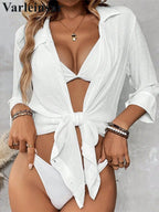 XS - XL Sexy Summer 3D Flower Chiffon Sarong Pareo Beach Cover Up Cover-ups Beach Dress Beach Wear Beachwear Female Women V6649 - Matrix Studios