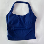 1-2pcs Gym Set Women Backless Tank Tops High Waist Scrunch Seamless Shorts High Waist Yoga Leggings Workout Sets Gym Suit - Matrix-studios.com
