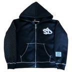 American Y2K New Hip Hop Trend Zipper Hoodie Women Street Casual Loose Joker Vintage Sweatshirt Unisex Fleece Padded Warm Hoodie
