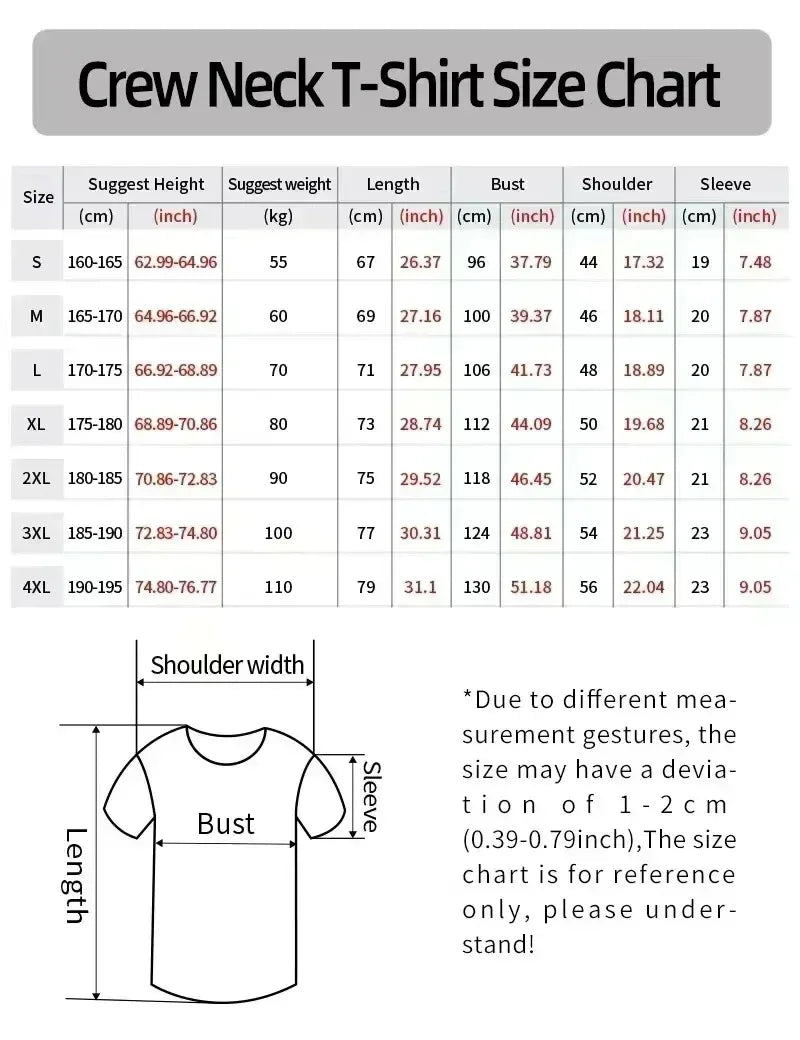 Classic Y2K Gothic Style T-shirt Print Oversized T Shirt High Street Shirts Gothic Round Neck Cotton Tops New Mens Women T Shirt - Matrix-studios.com