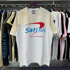 Free shipping New Satoshi Nakamoto fashion T-shirt hotfix rhinestone and Printed with Washed Oversized 100% cotton Men Women T-shirts Y2K Fashion streetwear - Matrix-studios.com