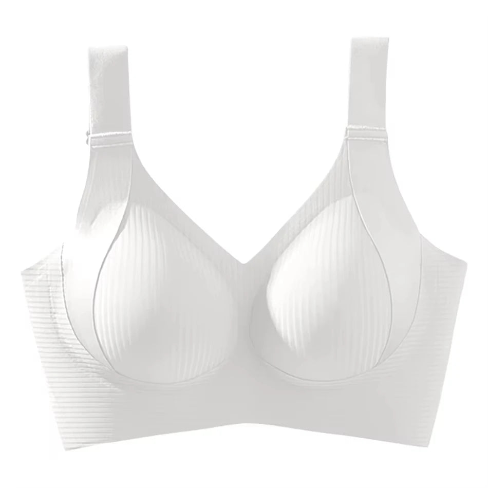 1/2PCS Women's Seamless Underwear, Thin Style, Large Breasts, Small Breasts, No Wires, Pull-up And Anti-sagging Large Size Bra - Matrix Studios