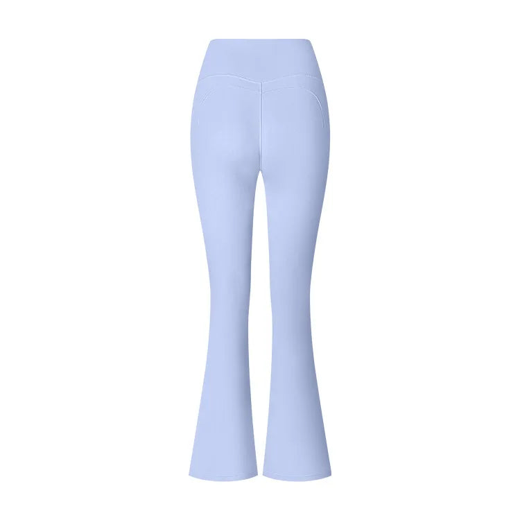 Women High Waist Flared Leggings Gym Fitness Yoga Pants Workout Runing Sport Leggings Women's Control Tummy Yoga Wide Leg Pants - Matrix-studios.com