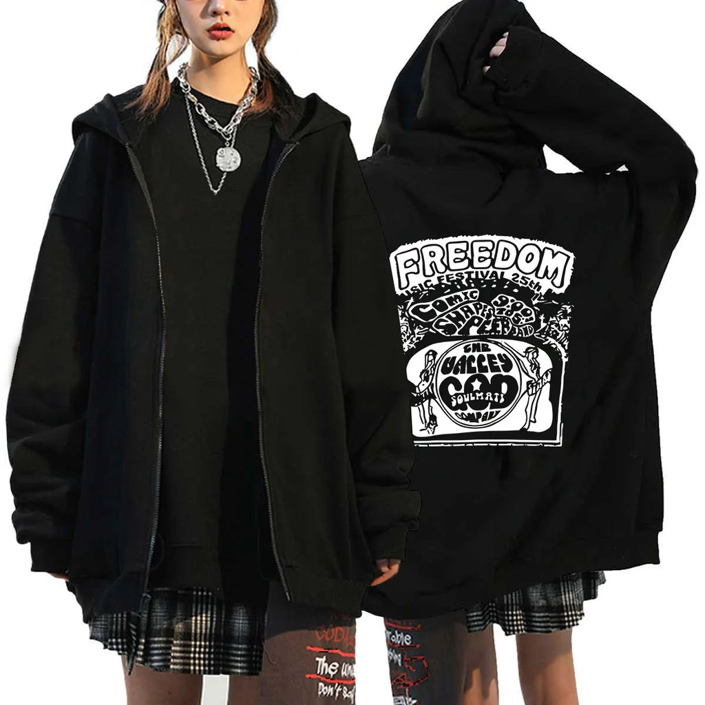 Simon Henriksson Zipper Hoodie "Scream of Fear" Simon's Role Playing Sweatshirt Autumn/Winter Gamer Gift Fashion Aesthetic - Matrix Studios