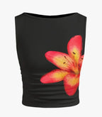 Sexy Lace Women Vest Elegant Slash Neck Single Breasted Sleeveless Backless Female Tank Top 2025 Summer Fashion Lady Streetwear - Matrix-studios.com