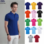 Summer Casual Breathable Polo Shirts Company Logo Custom Print Embroidery Personalized Design Men And Women Short-Sleeved Tops - Matrix-studios.com