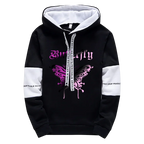 2026 Urban Fashion Loose Coat Letter Print Hoodie for Woman High Grade Y2K Korean Style Hooded Long Sleeve Sweatshirt - Matrix Studios