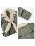 CHIC VEN Women Coats Streetwear Loose Casual New Retro Motorcycle Cotton Jacket Thick Warm Female Overcoat Autumn Winter 2026 - Matrix-studios.com