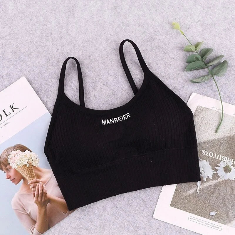 New Sports Bra For Women Gym Sexy Crop Top Bra Women Cotton Underwear Soft Comfort Tube Tops Female Brassiere Tops For Girls - Matrix Studios