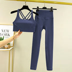 TRY TO BN Yoga Set 2 Piece Sport Bra High Waist Leggings Women's Tracksuit Fitness Tummy Control Squat Proof Workout Gym Clothes - Matrix-studios.com