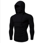 New Embroidery Turtleneck Sweatshirt For Men Japanese Ninja Hoodies Autumn Hip Hop Fleece Pocket Streetwear Oversized Y2K Hoody - Matrix Studios