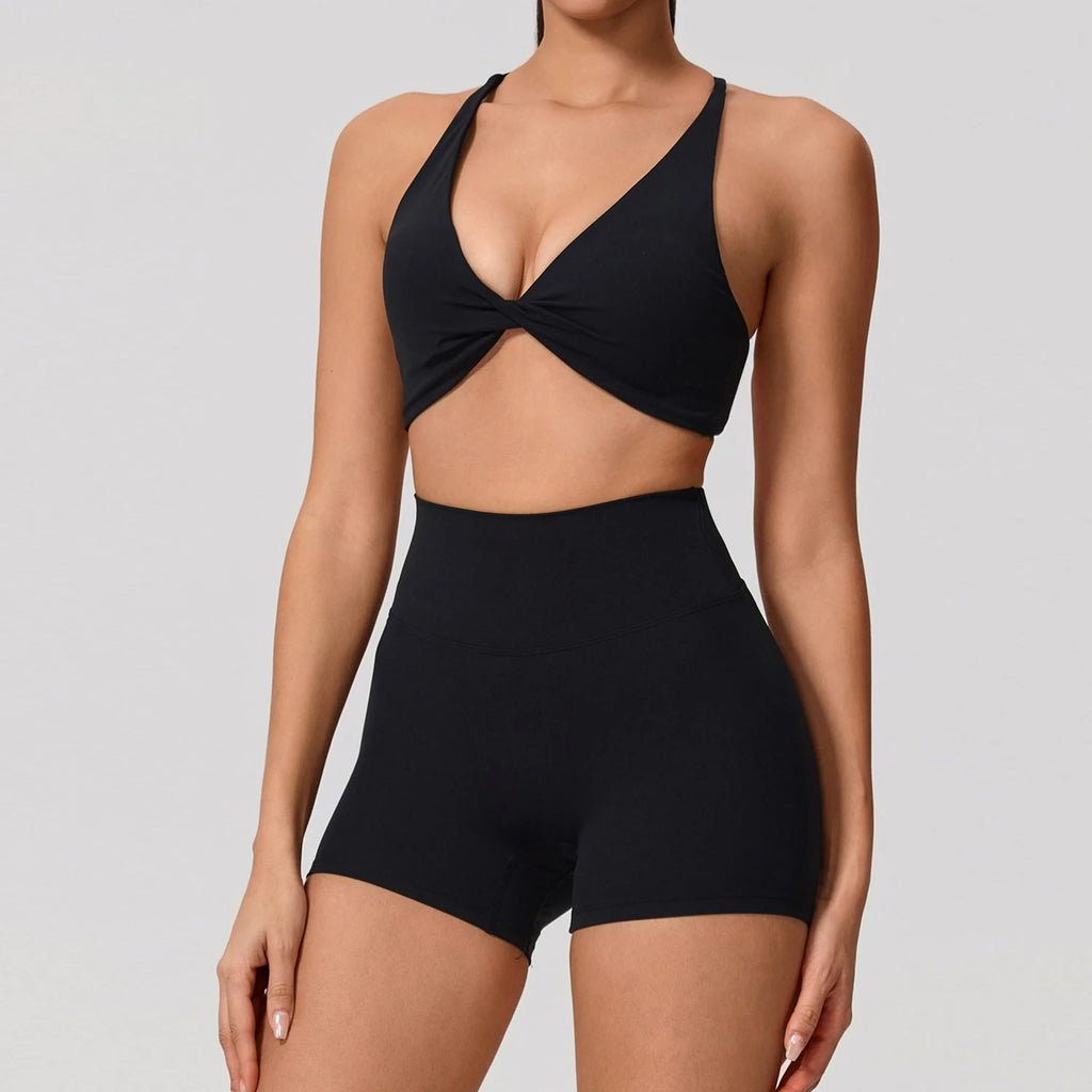 Summer 2PCS Yoga Suit Sports Set Women Quick-Dry Gym Set Women Tracksuit Running Workout Long Sleeve Sports Shirt Yoga Clothing - Matrix-studios.com