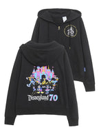 Disney World Castle Letter Magic Mickey Mouse Cartoon Print Embroidery Fleece Sweatshirt Women Hooded Zipper VELOUR Jumper Top - Matrix Studios