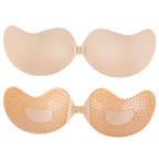 Invisible Push Up Bra for Women Backless Strapless Bra Seamless Front Closure Bralette Underwear Silicone Self-Adhesive Bra Pads - Matrix Studios