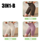 M-XL Women Shorts Sports Shorts For Women New Cycling Jogging Fitness High Waist Push Up Gym Shorts Leggings Yoga Clothing - Matrix-studios.com