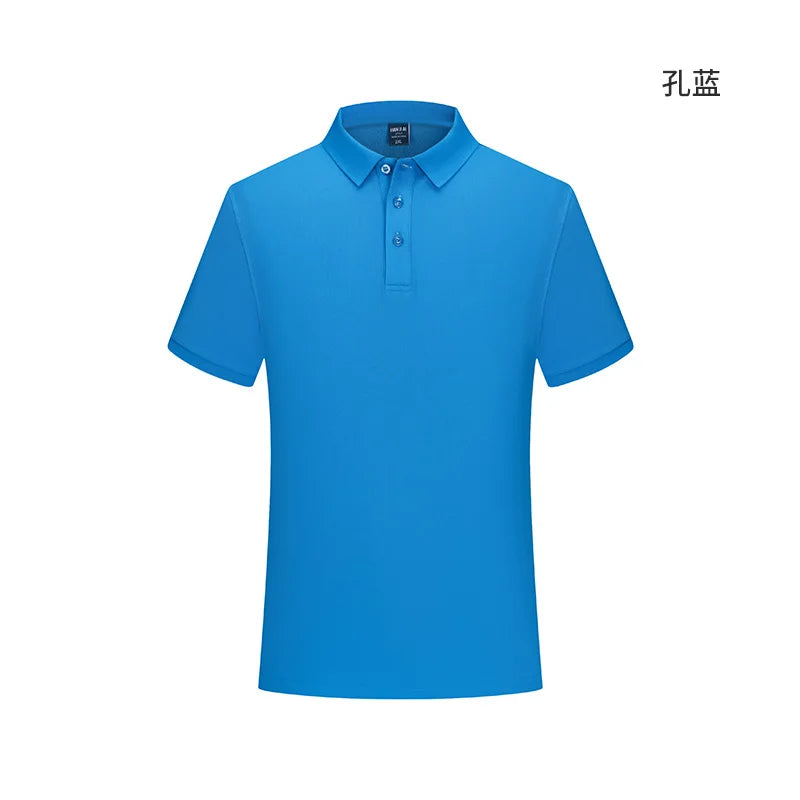 Summer 230g 100% Cotton Polo Shirt Print Logo Customized Embroidery Company Group Name Men Women Short Sleeved Breathable Top - Matrix-studios.com