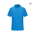Summer 230g 100% Cotton Polo Shirt Print Logo Customized Embroidery Company Group Name Men Women Short Sleeved Breathable Top - Matrix-studios.com
