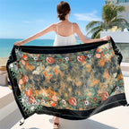 23 Styles 90x180cm Travel Beach Pareo Sunscreen Cover-Ups Women Large Dress Bikini Bathing Brazilian Swimwear Sarong Wrap Scarf - Matrix Studios