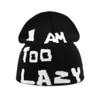 Y2K Letter Butter Knit Hats Skullies Beanies Autumn Winter Warm Hat Men Women Hip Hop Quality Skiing Cap Cycling Windproof New
